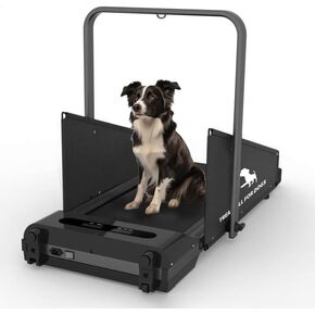 Dog Treadmill for Small Dogs, Pet Treadmill Running Machine for Small Medium Dogs Treadmill for Home 220lbs Folding Treadmill with LCD Display Screen and Remote, Easy Installation