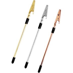 3 Pcs Bracelet Helper Tool for Necklace Watch Clasps Zippers Crafts Adjustment (Gold, Silver, Rose Gold)