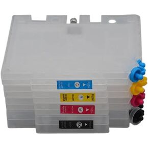 4 Piece Refillable Ink Cartridge Compatible with SG500 SG1000 Printer with Chip