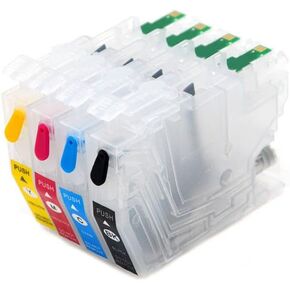Refill Ink Cartridge Compatible with DCP-J1050 DCP-J1140 MFC-J1010 Printer Australia LC431 with Chip