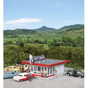 Walthers Cornerstone N Scale Vintage Dairy Queen Kit