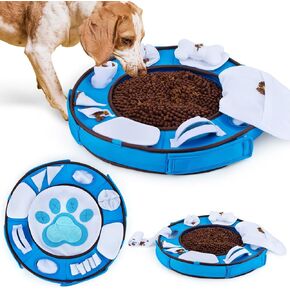 Interactive Dog Snuffle Mat for Small&Medium Breeds – Pet Nosework Slow Feeding Puzzle Toy for Natural Foraging,Mental Stimulation,and Healthy Eating Habits