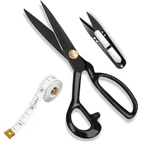 Fabric Sewing Scissors Professional 10 inch Sharp Dressmaking Scissors Heavy Duty Tailor Shears for Crafting, Leather, Dressmaking, Tailoring, Altering cutting