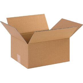 The Packaging Wholesalers 12 x 10 x 6 Inches Shipping Boxes, 25-Count (BS121006)