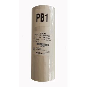 Sato PB-1 White Labels for PB-105, PB-106 (9000 per Sleeve)