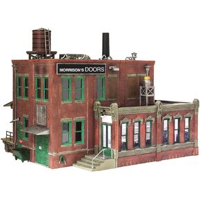 Woodland Scenics BR5848 O Morrison Door Factory Structure Built-&-Ready