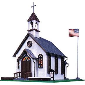 HO Scale Building Kits -Town Church