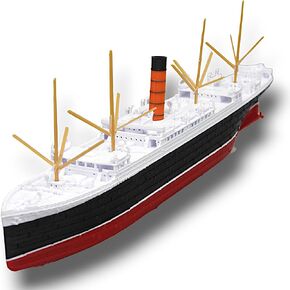 RMS Carpathia Model - Highly Detailed Replica, Historically Accurate, No Assembly Required, 1.25 x 10.5 x 2.5 inches, Unisex, History, Adults
