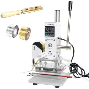 ZONESUN Pencil Hot Foil Stamping Machine Leather Paper Craft Embossing Tools