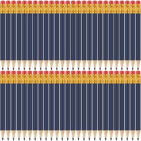 50 Pcs 4 Inch Mini Golf Pencils with Erasers Bulk Pack of Wooden Pencils for Parties Weddings School and Offices (Light blue)