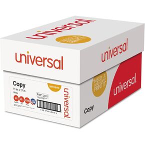 Universal 28110 Copy Paper, 92 Brightness, 20lb, 11 x 17, White (Case of 2500 Sheets)