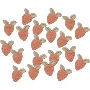 Appliques Handmade Cloth Label Wedding Fabric Decoration Sewing Label Tag, 10 Pieces Flower