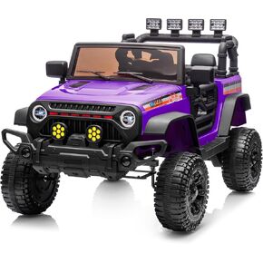 12V Kids Ride on Car Truck, Kids Electric Vehicles Car Ride on Toy for Toddlers 3-5 with Remote Control - Green