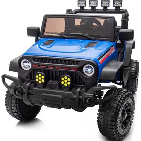 12V Kids Ride on Car Truck, Kids Electric Vehicles Car Ride on Toy for Toddlers 3-5 with Remote Control - Green in Kuwait