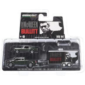 GreenLight 1: 64 Hitch & Tow - Steve McQueen Bullitt Movie Trailer Set Diecast Vehicle