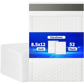 52 Pack Bubble Mailers 3.5x5inch Padded Envelopes Thin Mailing Envelopes Waterproof Bubble Opaque Padded Mailers Self Seal Adhesive Shipping Bags for Mailing Jewelry Makeup Small Business