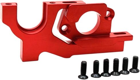 Adjustable Motor Mount Motor Mounting Easy to Install RC Car Upgrade Accessories for 1/10 104001 104072 RC Car Spares, Red in Saudi Arabia