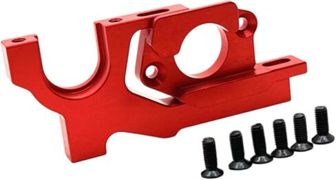 Adjustable Motor Mount Motor Mounting Easy to Install RC Car Upgrade Accessories for 1/10 104001 104072 RC Car Spares, Red in Saudi Arabia