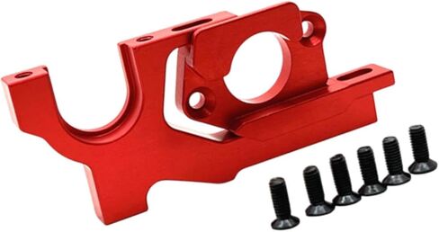Adjustable Motor Mount Motor Mounting Easy to Install RC Car Upgrade Accessories for 1/10 104001 104072 RC Car Spares, Red in Saudi Arabia