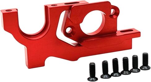 Adjustable Motor Mount Motor Mounting Easy to Install RC Car Upgrade Accessories for 1/10 104001 104072 RC Car Spares, Red in Saudi Arabia