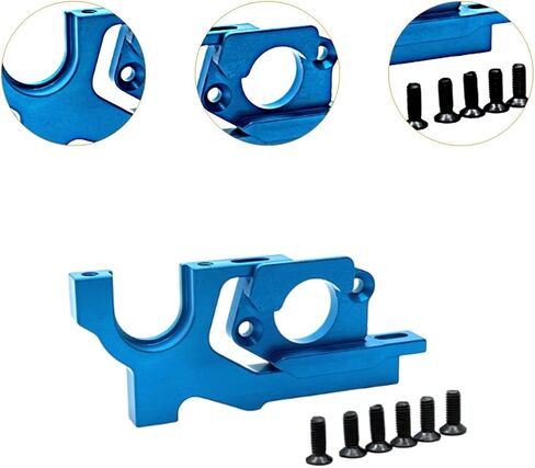 Adjustable Motor Mount Motor Mounting Easy to Install RC Car Upgrade Accessories for 1/10 104001 104072 RC Car Spares, Red in Saudi Arabia