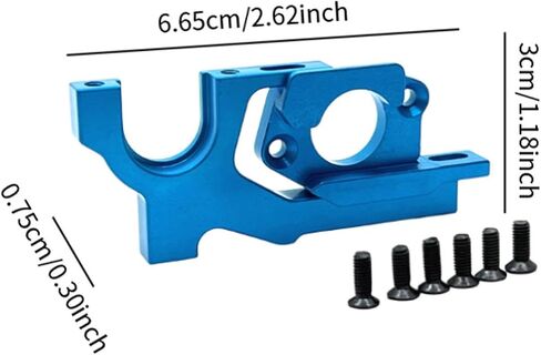Adjustable Motor Mount Motor Mounting Easy to Install RC Car Upgrade Accessories for 1/10 104001 104072 RC Car Spares, Red in Saudi Arabia