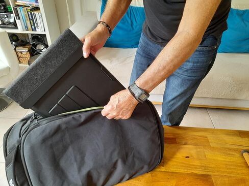 4 in 1 Laptop Sleeve with Wireless Charging 13"-17" Slim-Flexible Case, Mousepad, Surface Mat. Charge 2 Devices at Once USB-C Port, Compatible with MacBook air, Earbuds/iPhone/Android (032) in Saudi Arabia