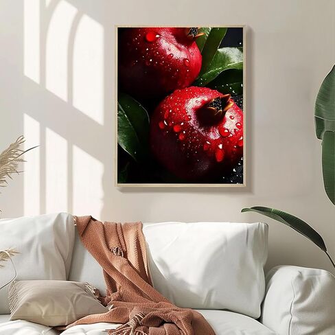 MSTingshun Juicy Orange Paint بأرقام للبالغين المبتدئين DIY البرتقال المائي المائي مجموعات الطلاء الأكريليك على القماش شرائح البرتقال الطلاء الزيت للديكور المنزلي هدية 16 × 20 بوصة (بدون إطار) in Kuwait
