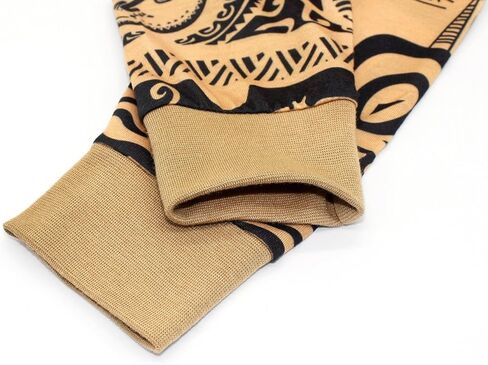 AmzBarley Boys Costumes Tattoo Sleeve Shirt and Pants Set Halloween Dress Up Outfit Ocean Adventure Theme Party Role Play in Kuwait