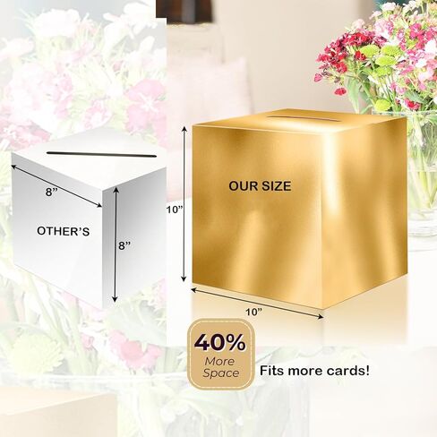 Adorox Money Box Memory Cards Reception Centerpiece Box (Double Heart) in Kuwait