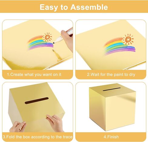 Adorox Money Box Memory Cards Reception Centerpiece Box (Double Heart) in Kuwait