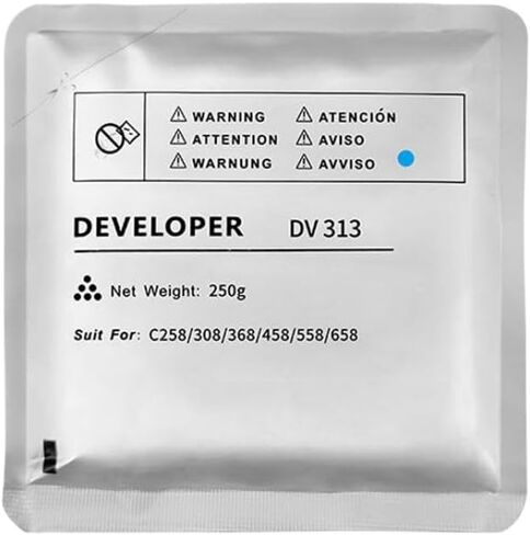 DV313 DV313K Developer Compatible with C258 C308 C368 C458 C558 C658 Color Carrier 250g(Magenta) in Saudi Arabia