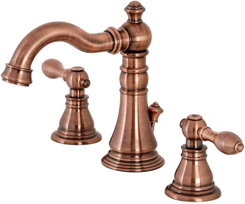 Kingston Brass FSC1979ACL American Classic Widespread Bathroom Faucet, 5-5/16 Inch in Spout Reach, Polished Nickel in Saudi Arabia