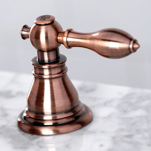 Kingston Brass FSC1979ACL American Classic Widespread Bathroom Faucet, 5-5/16 Inch in Spout Reach, Polished Nickel in Saudi Arabia