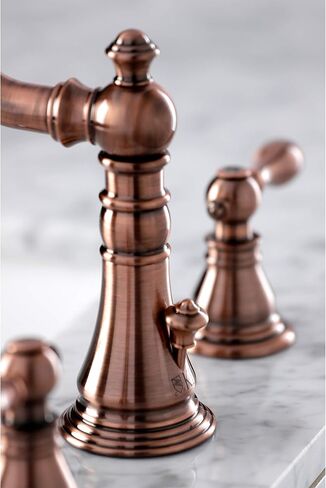 Kingston Brass FSC1979ACL American Classic Widespread Bathroom Faucet, 5-5/16 Inch in Spout Reach, Polished Nickel in Saudi Arabia