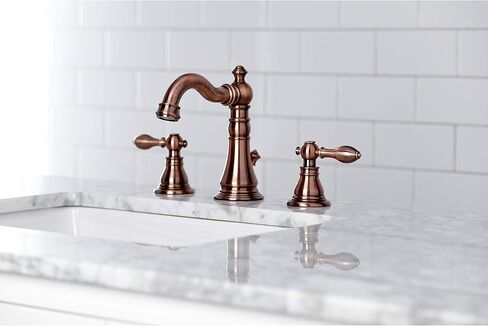 Kingston Brass FSC1979ACL American Classic Widespread Bathroom Faucet, 5-5/16 Inch in Spout Reach, Polished Nickel in Saudi Arabia