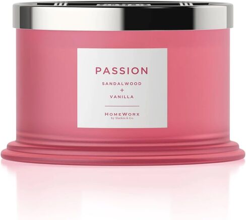 HomeWorx 14oz Eucalyptus & Sage Aromatherapy Candle - Clarity - Glass Jar, 3 Wick, Pet Friendly, Cruelty Free in Saudi Arabia
