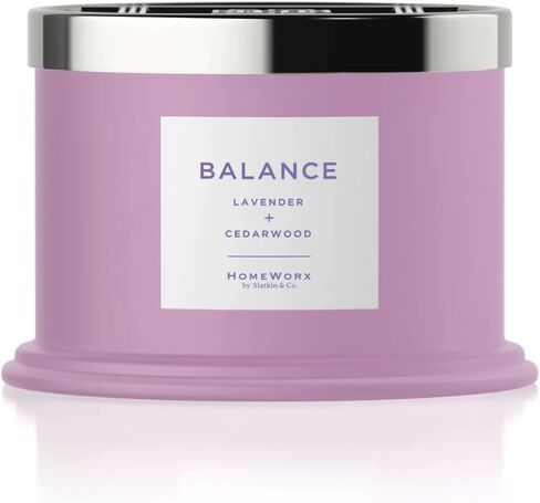HomeWorx 14oz Eucalyptus & Sage Aromatherapy Candle - Clarity - Glass Jar, 3 Wick, Pet Friendly, Cruelty Free in Saudi Arabia