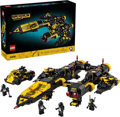 LEGO Icons Blacktron Renegade - DIY Kit for Adults 18+ - Building Blocks for Men and Women - Collectible Set for Adult Fans - Creative Gift Idea for Birthdays - 10355 in Saudi Arabia