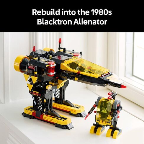 LEGO Icons Blacktron Renegade - DIY Kit for Adults 18+ - Building Blocks for Men and Women - Collectible Set for Adult Fans - Creative Gift Idea for Birthdays - 10355 in Saudi Arabia