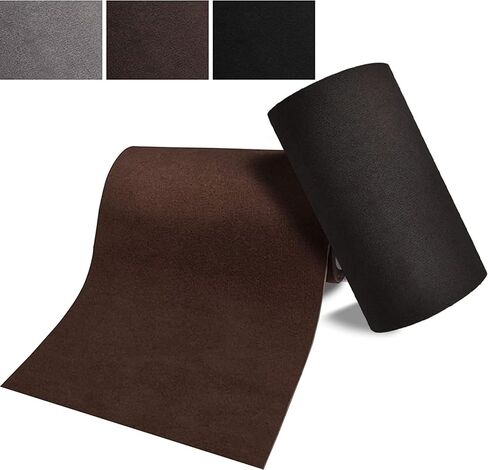 Self-Adhesive Velvet Repair Patches - Flannel Fabric Patch, Microfiber Suede Patches for Clothes, Sofa Repairing, Car Seats, Handbags, Backpacks, Jacket Holes and Tears 2 Rolls(Brown) in Saudi Arabia