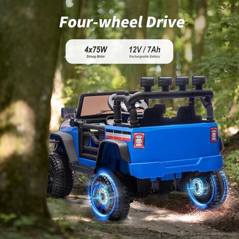 12 فولت أطفال يركبون على شاحنة السيارة ، ركوب السيارات الكهربائية للأطفال على لعبة الأطفال الصغار 3-5 مع التحكم عن بعد - الأخضر in Kuwait