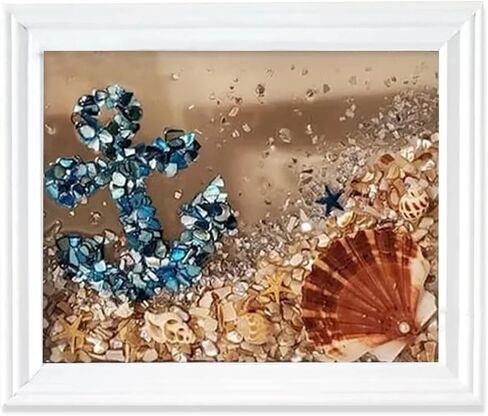 Lyjzyxgs Sea Glass Art Kit ، DIY Mosaic Arts and Craft Kits Kit Ocean Painting Kit ، DIY Resin Beach Art Kit ، Resin Beach Art Kit for Home Decoration ، Resin Sea Glass Art Kit (Sea Turtle) in Kuwait