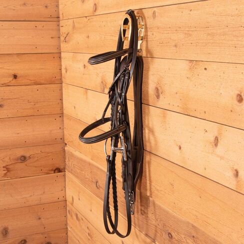 برلين نحاس مزدوج الحصان رف اللجام للخيول | جدار النحاس الصلب | قمة مقوسة أنيقة لرسومات و Bridles | ربط الخيوط والمعاقين in Kuwait