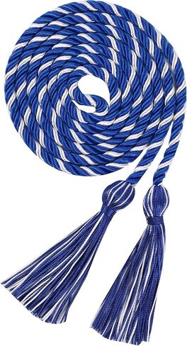 6 Pieces Graduation Honor Cords 68" Grad Braided Honor Cord with Tassel Honor Rope Grad Cords for Graduation Students Bachelor Master Doctoral Gown Grad Decor (Emerald Green) in Saudi Arabia