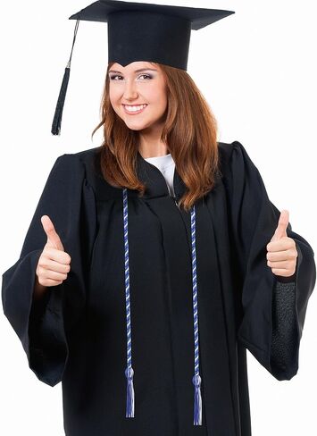 6 Pieces Graduation Honor Cords 68" Grad Braided Honor Cord with Tassel Honor Rope Grad Cords for Graduation Students Bachelor Master Doctoral Gown Grad Decor (Emerald Green) in Saudi Arabia
