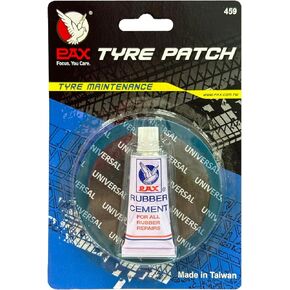 3Pcs 80mm Round Universal Tube and Tire Repair Patch Kit, for Radial and Bias Tires, Motorcycle, Automobile, Truck, Agricultural Vehicles, BMX, ATVs, River Floating, Inflatable Rubber