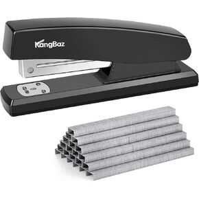 with 5000 ¼" Staples Office Stapler- 25 Sheet Capacity .Desktop Stapler.for Offices, Homes and Schools.Black.