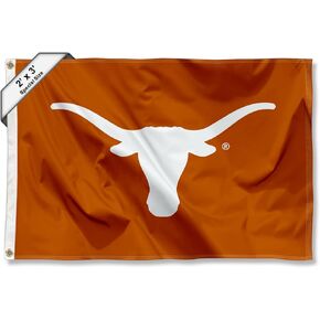 College Flags & Banners Co. Texas Longhorns Small 2x3 Foot Flag