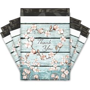 10x13 (100) Cotton Designer Poly Mailers Shipping Envelopes Premium Printed Bags